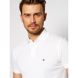 Tommy Hilfiger Tommy Hilfiger Poloshirt 1985 MW0MW17770 Weiß Regular Fit