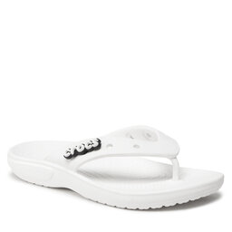 Crocs Čības uz pirksta Crocs Classic Crocs Flip 207713 White