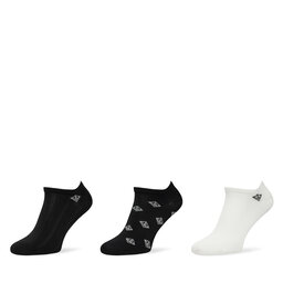 LAUREN RALPH LAUREN Set di 3 paia di calzini corti da uomo LAUREN RALPH LAUREN 454958804001 Nero