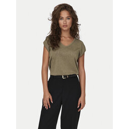ONLY ONLY Marškinėliai Silvery 15136069 Žalia Loose Fit