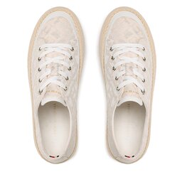

Туфлі Tommy Hilfiger Vulc Rope Monogram White Denim FW0FW07254 Whitedenimmonogram 0K8, Бежевий