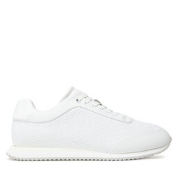Calvin Klein Laisvalaikio batai Calvin Klein Runner Lace Up Mono Pu HW0HW02574 Balta