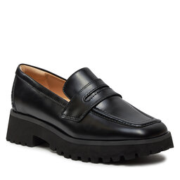 Clarks Chunky loafers Clarks Stayso Edge 26174705 Black Leather