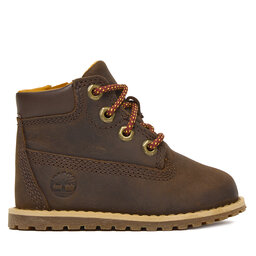 Timberland Schnürschuhe Timberland Pokey Pine 6In Boot With TB0A2NC39311 Braun