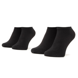 Tommy Hilfiger Σετ 2 ζευγάρια κοντές κάλτσες unisex Tommy Hilfiger 301390 Black 201
