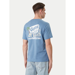 Guess Jeans Guess Jeans T-Shirt M6GIC0 K8HM0 Blau Regular Fit