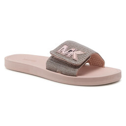MICHAEL Michael Kors Șlapi MICHAEL Michael Kors Mk Slide 40T8MKFA3D White Gold