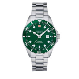Swiss Alpine Military Zegarek Swiss Alpine Military 7095.2134 Silver/Green