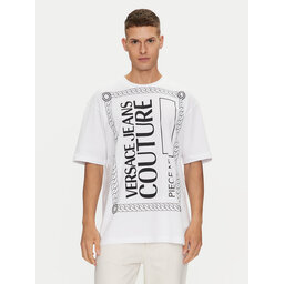 Versace Jeans Couture Versace Jeans Couture Camiseta 76GAHE04 Blanco Regular Fit