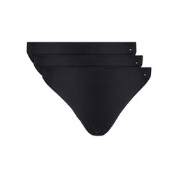 Tommy Hilfiger Tommy Hilfiger Σετ 3 τεμάχια στρίνγκ UW0UW05752 Μαύρο