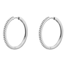 Fossil Обици Fossil JA7274040 Сребрист