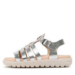 Geox Sandále Geox J Sandal Soleima Gir J35GSB000CFC1007 M Silver