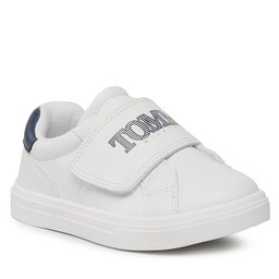 Tommy Hilfiger Sneakers Tommy Hilfiger Logo Low Cut Velcro Sneaker T1B9-32840-1355 S White/Blue