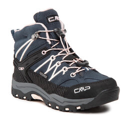 CMP Pārgājienu apavi CMP Kids Rigel Mid Trekking Shoe Wp 3Q12944 Asphalt/Rose