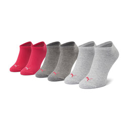 Puma 3 pares de calcetines altos para mujer Puma 906807 12 Gris
