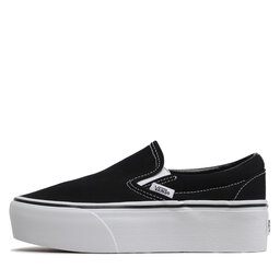 

Кросівки Vans Classic Slip-On VN0A7Q5RBMX1 Canvas Black/True White, Чорний