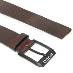 

Чоловічий ремінь Hugo Gelio-B 50503404 10207222 01 Dark Brown, Коричневий