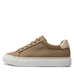 

Снікерcи Calvin Klein Vulc Lace Up Diam Fox Mono Jacq HW0HW01907 Dusky Taupe/Stony Beige 0I2, Коричневий