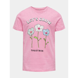 Kids ONLY Kids ONLY T-Shirt Bone 15317846 Ροζ Regular Fit