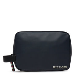 Tommy Hilfiger Kozmetični kovček Tommy Hilfiger Th Pique Washbag AM0AM11839 Space Blue DW6