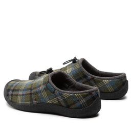 

Туфлі Keen Howser III Slide 1026656 Green Plaid/Black, Зелений