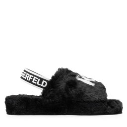 

Тапочки KARL LAGERFELD KL40200 Black Synth Fur, Чорний