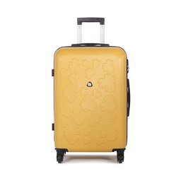 Semi Line Среден твърд куфар Semi Line T5546-4 Жълт