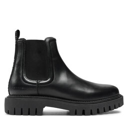 Tommy Hilfiger Kotníková obuv s elastickým prvkem Tommy Hilfiger Chunky FM0FM05197 Černá