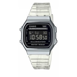 Casio Ceas Casio Vintage Digital A168XES-1BEF Alb