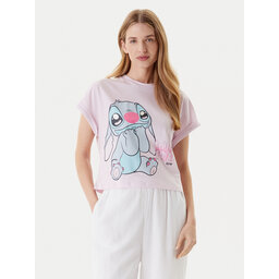 United Colors Of Benetton United Colors Of Benetton Μπλούζα πιτζάμας 30963M07C Ροζ Boxy Fit