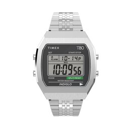 Timex Zegarek Timex T80 TW2V74200 Silver
