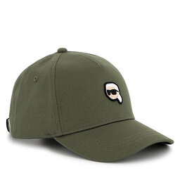 KARL LAGERFELD Czapka z daszkiem KARL LAGERFELD Z30398 Khaki