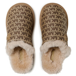 

Тапочки MICHAEL Michael Kors Janis Slipper 40R1JAFP2Y Beige Multi, Коричневий