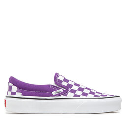 

Кросівки Vans Classic Slip-O VN0A5JMHBEK1 Color Theory Checkerboard, Фіолетовий