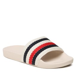 Tommy Hilfiger Sandaler och Slip-ons Tommy Hilfiger Essential Pool Slide FW0FW07151 Feather White AF4