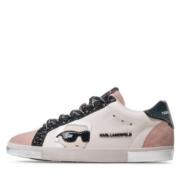 

Снікерcи KARL LAGERFELD KL60136 Nude Lthr., Рожевий