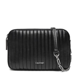 Calvin Klein Borsetta Calvin Klein Mini Line Quilt Camera Bag K60K613078 Nero