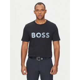 BOSS BOSS Футболка Tape Logo 50530990 Cиній Regular Fit