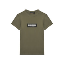 Napapijri Napapijri T-shirt S-Chamois NP0A4HYL M Zelena Regular Fit