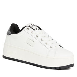 Tommy Jeans Sneakers Tommy Jeans Tjw Flatform Animal Print EN0EN02537 Ecru YBL