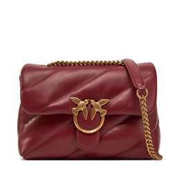 PINKO Handtasche PINKO Love Puff Classic Cl PLTT 100038 A0F2 Dunkelrot