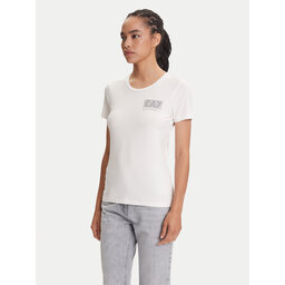 EA7 Emporio Armani EA7 Emporio Armani Póló 7W000492 AF10373 U0005 Ekru Regular Fit