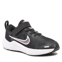 Nike Boty Nike Downshifter 12 Nn (PSV) DM4193 003 Black/White/Dk Smoke Grey