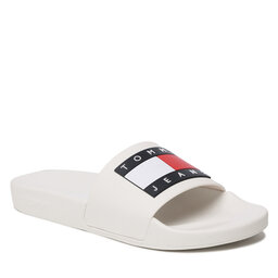 Tommy Jeans Natikači Tommy Jeans Pool Slide Ess EM0EM01191 Ecru