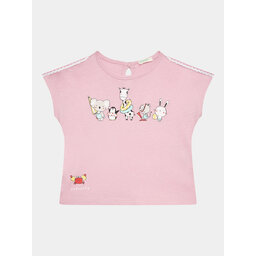 United Colors Of Benetton United Colors Of Benetton Majica 3I1XA102W Roza Regular Fit