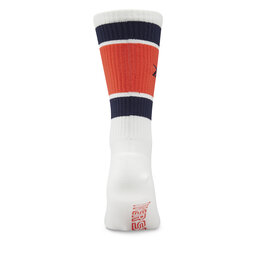 

Високі шкарпетки unisex Reebok Classics Basketball Socks HF8408 white/vector navy/dynamic red, Білий