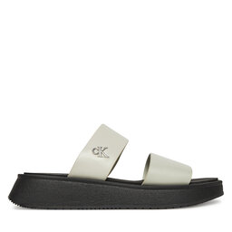 Calvin Klein Jeans Chanclas Calvin Klein Jeans Sandal Slide Double Strap YW0YW01694 Blanco