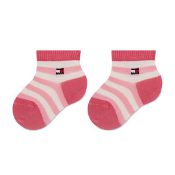 

Набір 3 пар низьких дитячих шкарпеток Tommy Hilfiger 701218363 Pink Combo 002, Бежевий