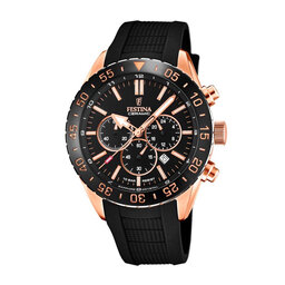 Festina Klocka Festina Ceramic 20516/2 Black/Rose Gold
