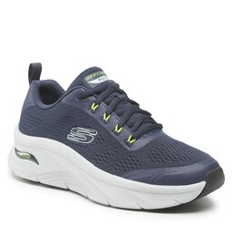 Skechers Sneakersy Skechers Arch Fit D'Lux 232502/NVLM Navy/Lime